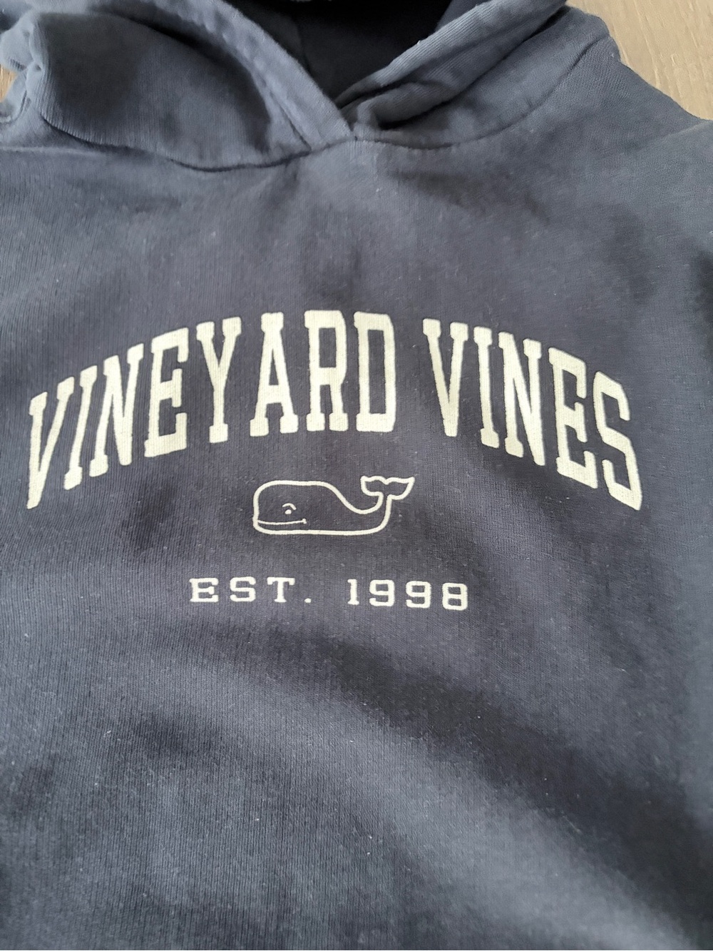 Vineyard Vines Boys Navy Logo Hoodie